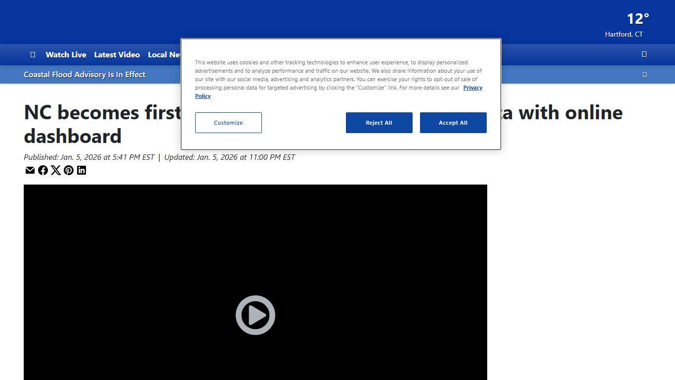 NC becomes first state to track prisoner reentry data with online dashboard
